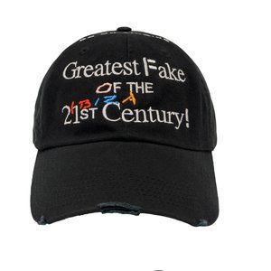 Boot Boyz Biz, Black Distressed Cotton Hat, Greatest Fake of 21st Century, NYC